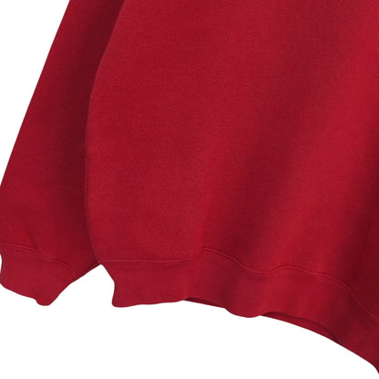 BALENCIAGA Logo Print Sweatshirt Red XS Top