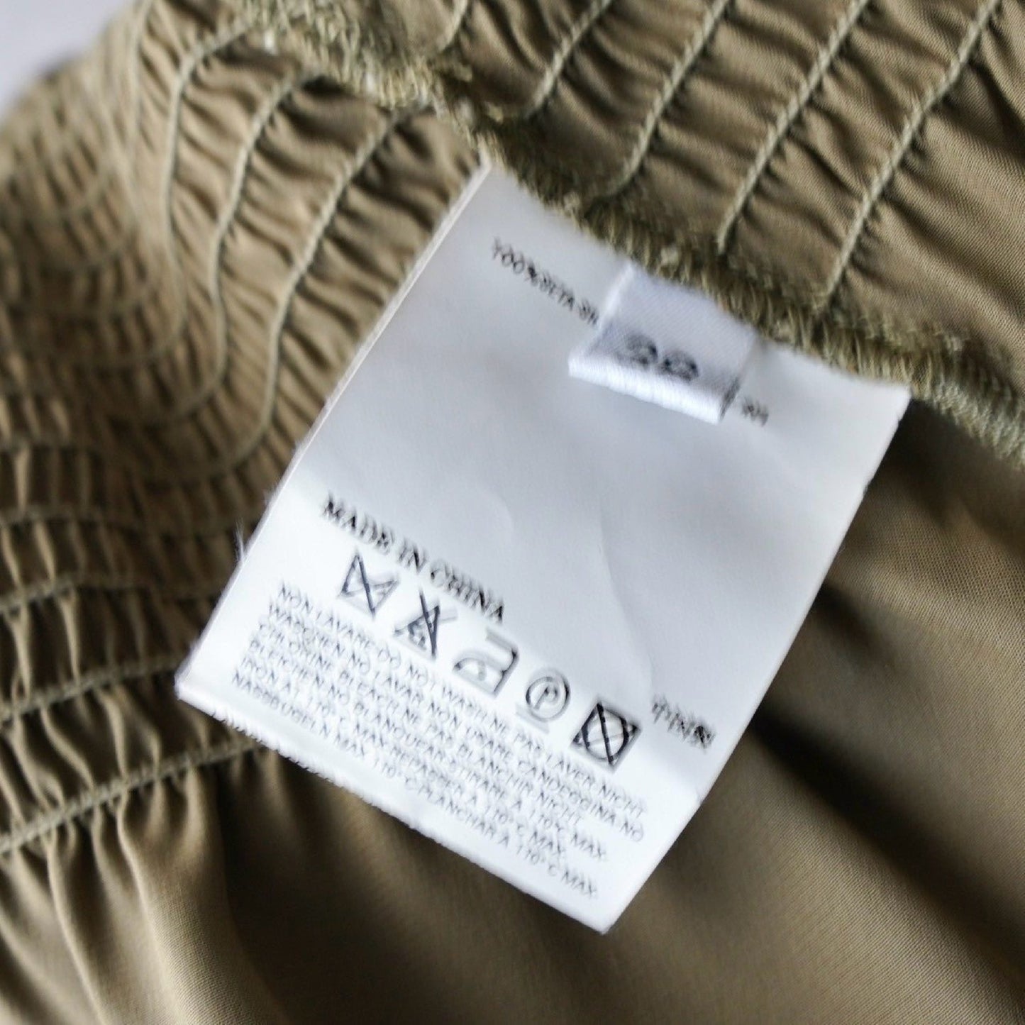 Maison Margiela Tunic with Flared Sleeves, Khaki, Women's, Size 38