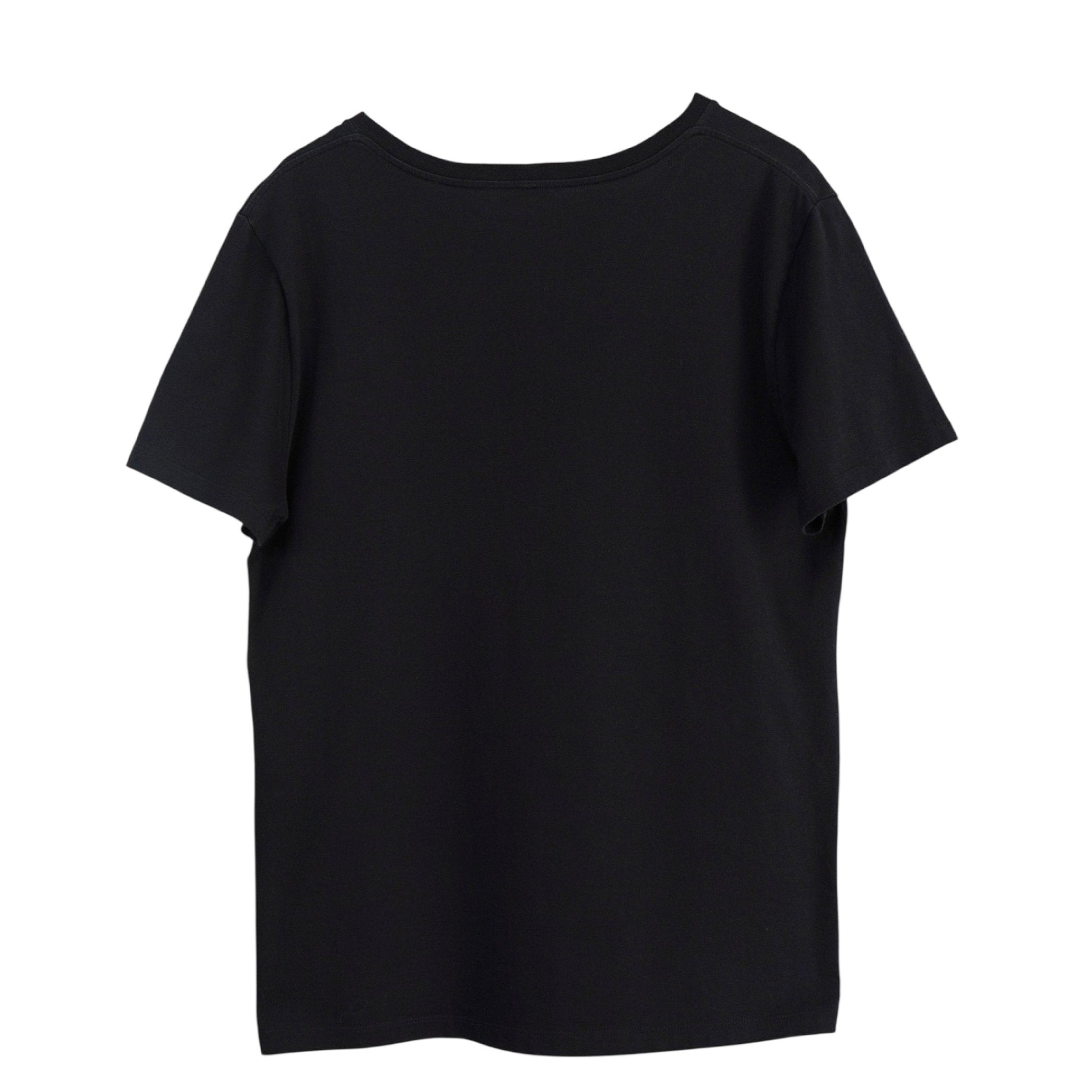 CELINE Classic Logo T-Shirt, Black, Size L
