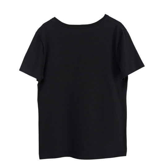 CELINE Classic Logo T-Shirt, Black, Size L