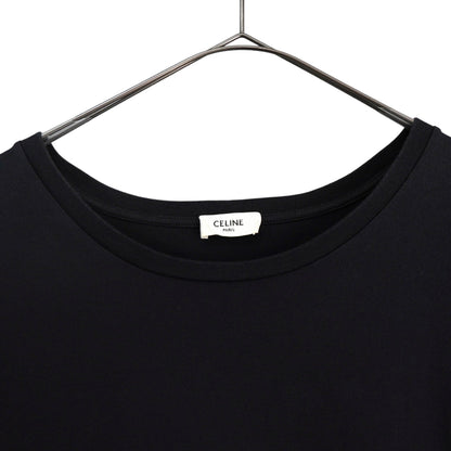CELINE Classic Logo T-Shirt, Black, Size L