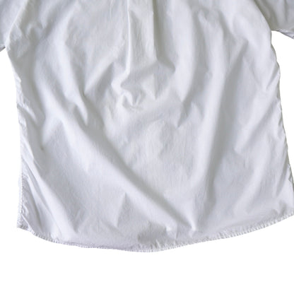 GIVENCHY Short Sleeve Shirt with Marine Logo, White, 1980s-1990s