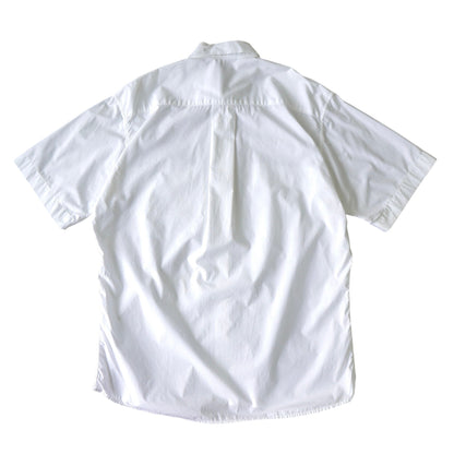 GIVENCHY Short Sleeve Shirt with Marine Logo, White, 1980s-1990s