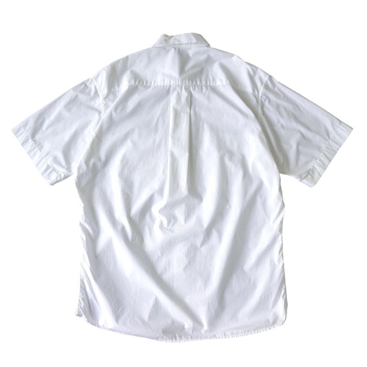 GIVENCHY Short Sleeve Shirt with Marine Logo, White, 1980s-1990s