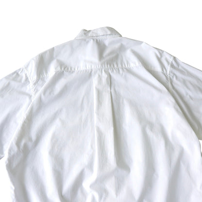 GIVENCHY Short Sleeve Shirt with Marine Logo, White, 1980s-1990s