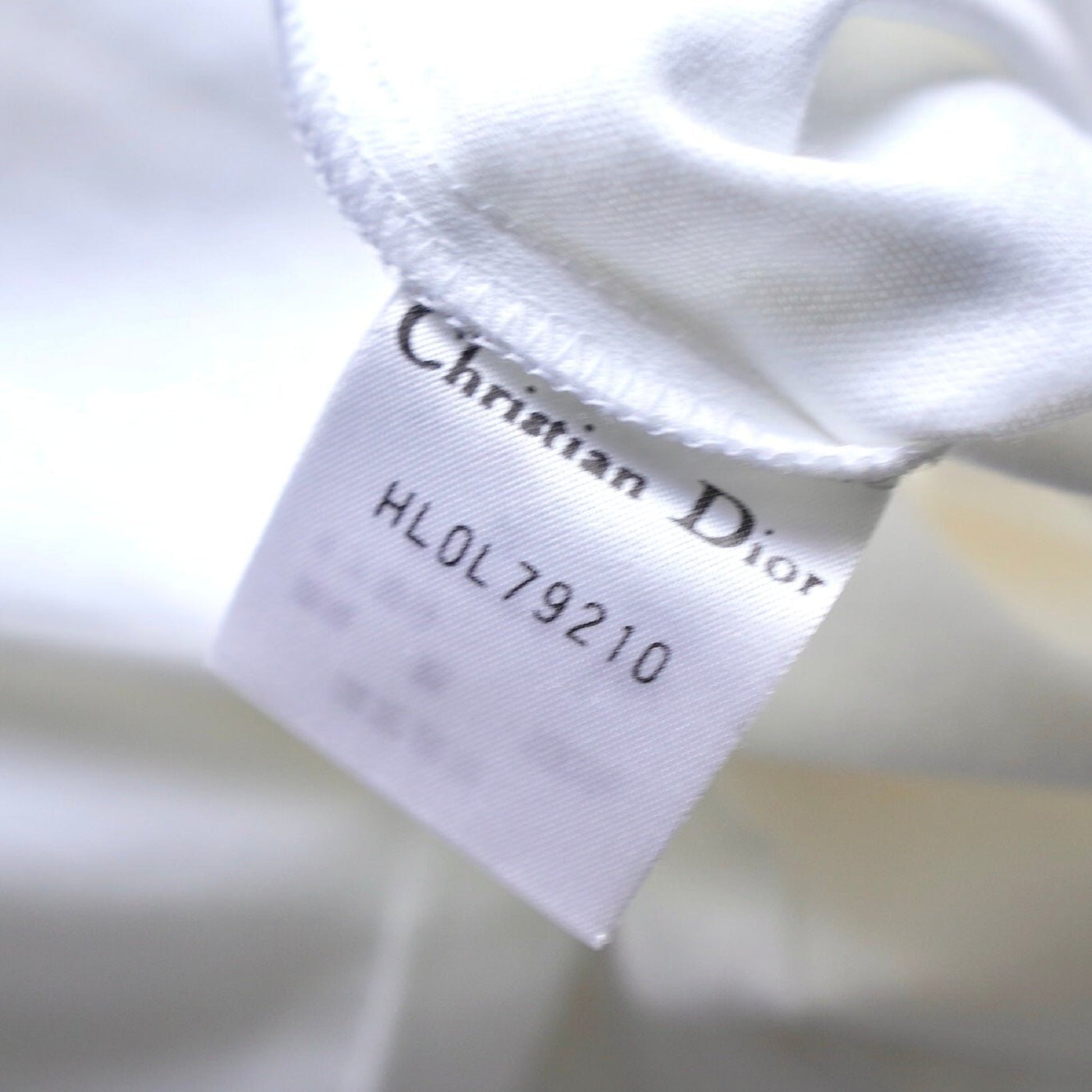 Dior Christian Dior Short Sleeve T-Shirt Flower Logo White 1990s T-Shirt