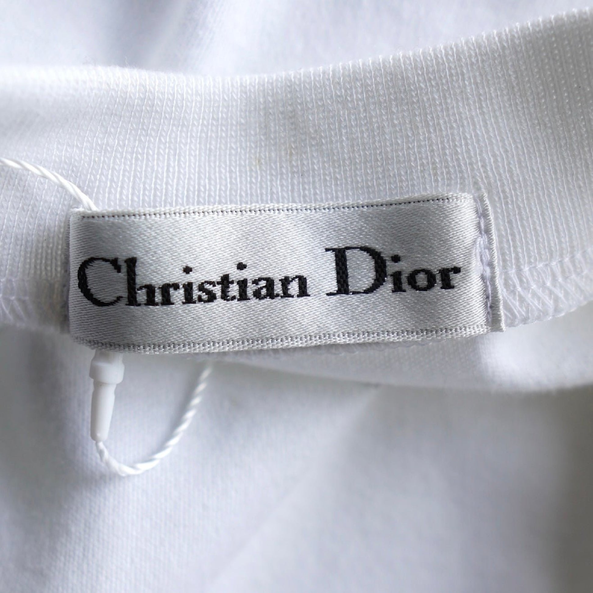 Dior Christian Dior Short Sleeve T-Shirt Flower Logo White 1990s T-Shirt