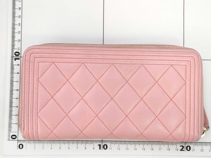 CHANEL CHANEL Boy Chanel Matelasse Coco Mark Long Wallet