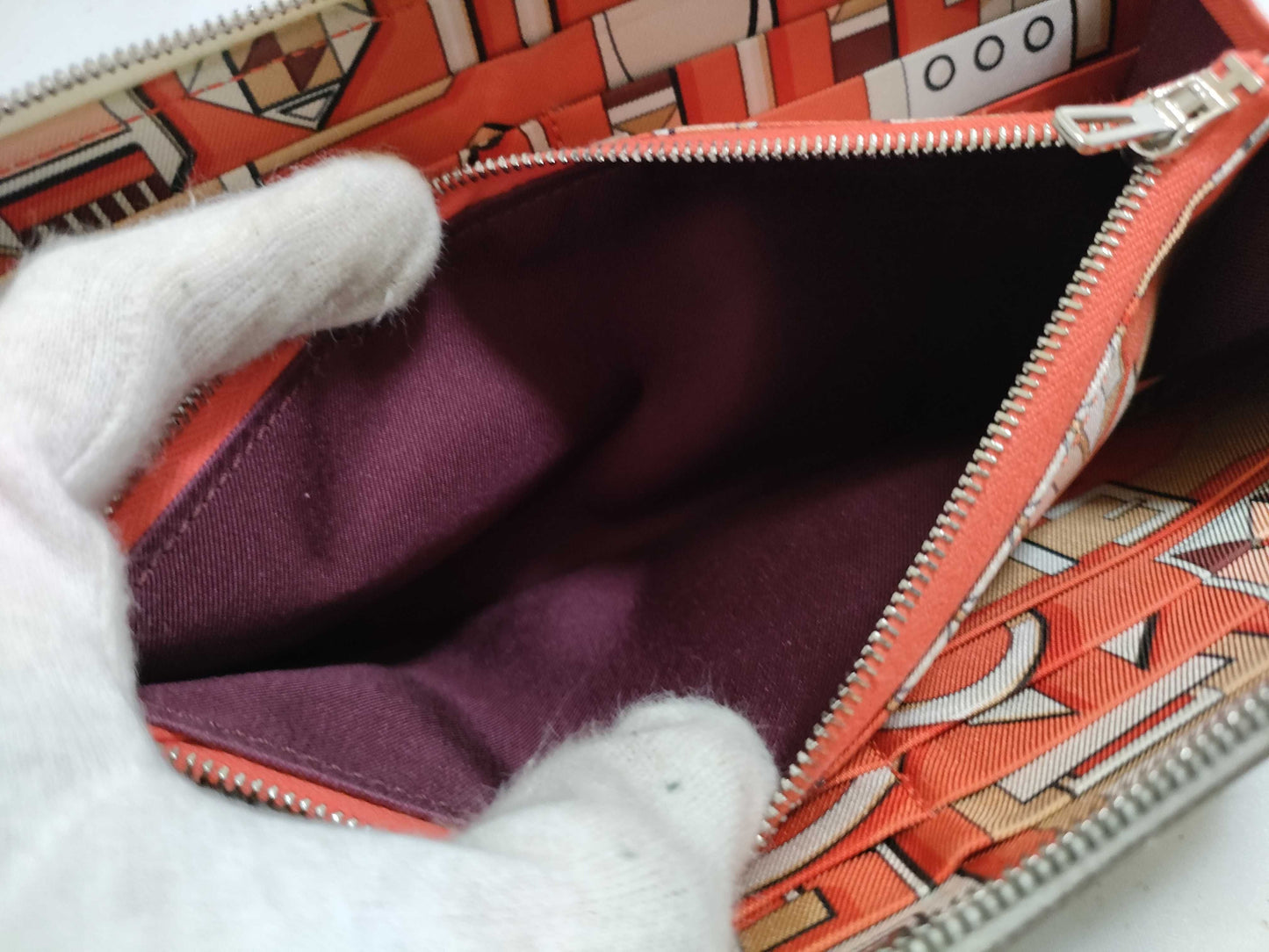 HERMES Azap Silkin Long Wallet