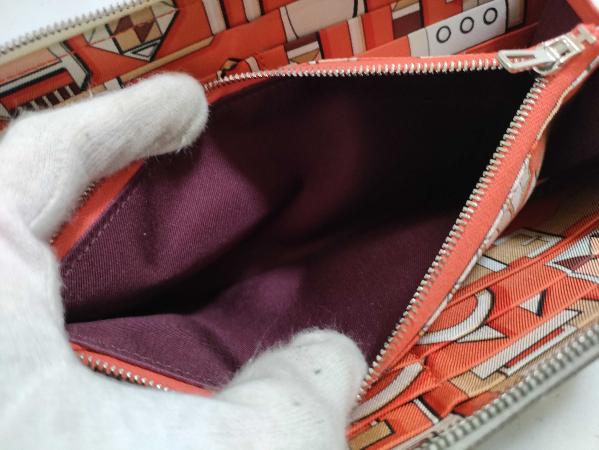 HERMES Azap Silkin Long Wallet
