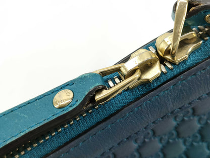 GUCCI Guccissima 449663 Hand Blue Handbag