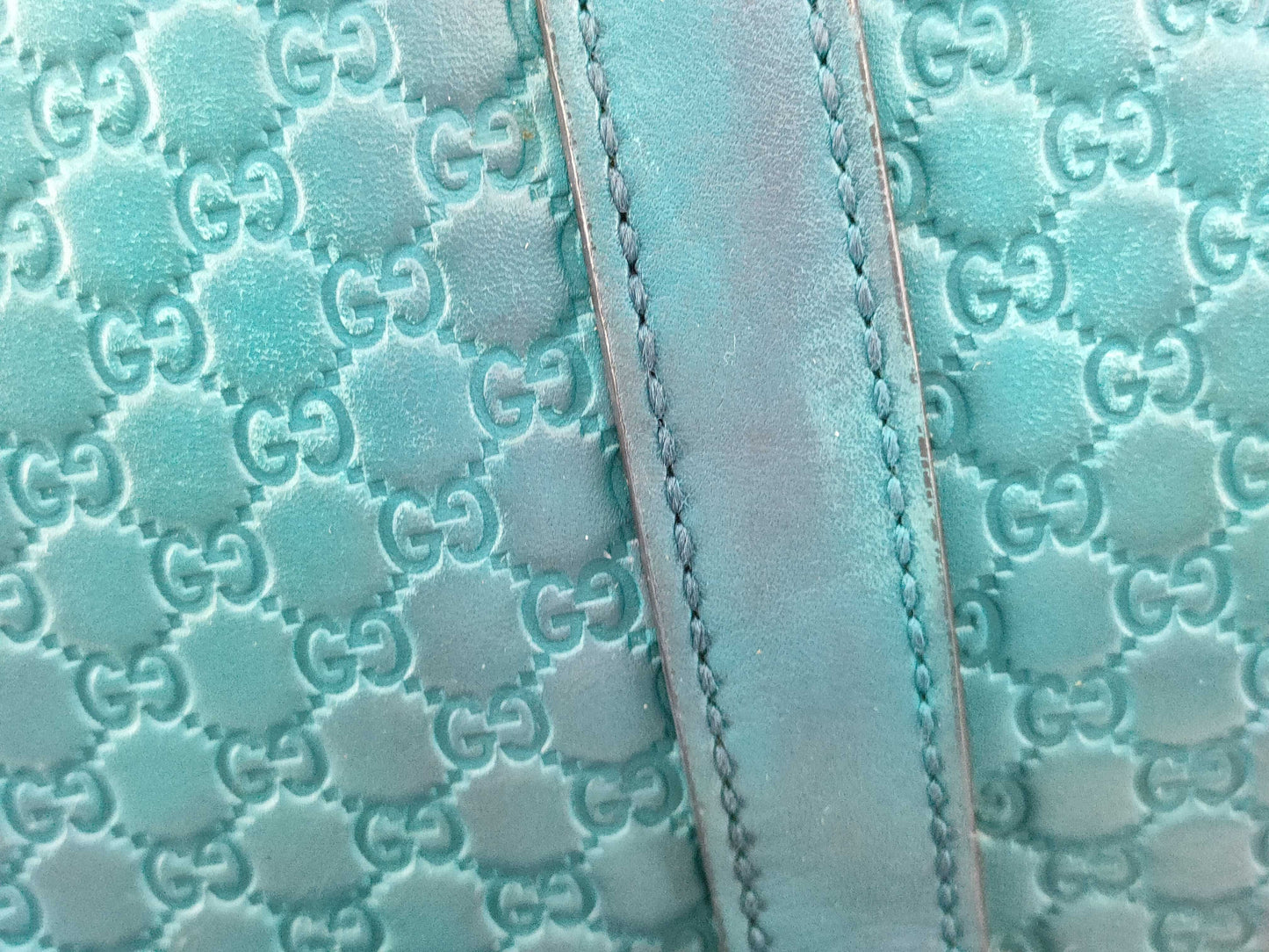 GUCCI Guccissima 449663 Hand Blue Handbag