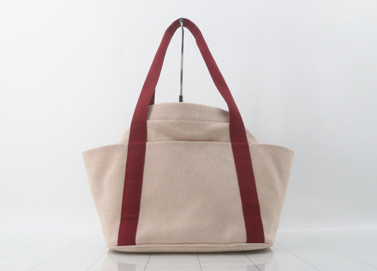 HERMES Canvas Mother's Bag Tote Bag