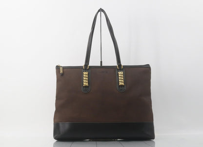 LOEWE Velazquez Brown Black Tote Bag
