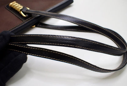 LOEWE Velazquez Brown Black Tote Bag