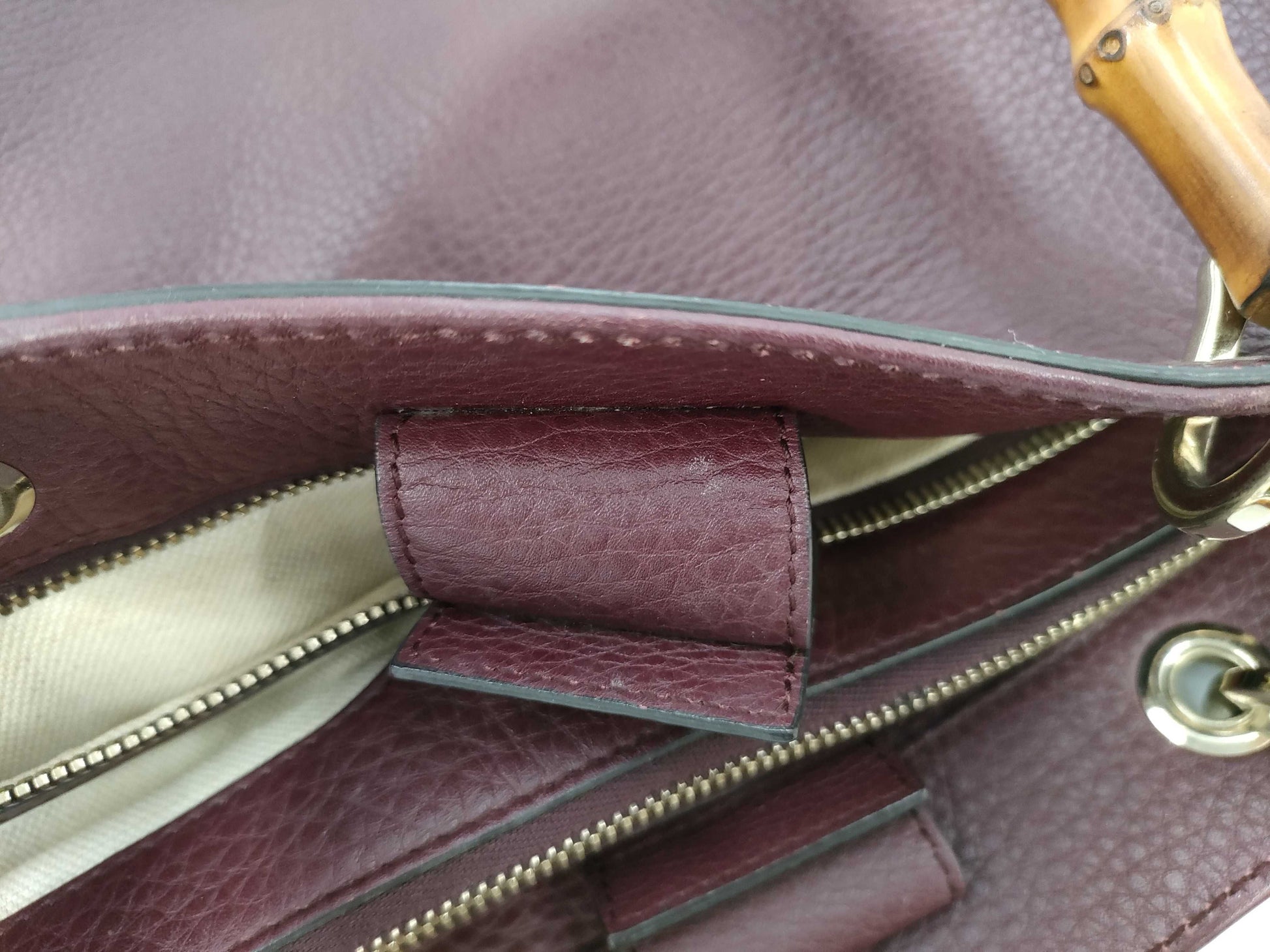 GUCCI Bamboo 2-Way Shoulder Bag/Handbag