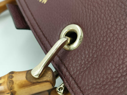 GUCCI Bamboo 2-Way Shoulder Bag/Handbag