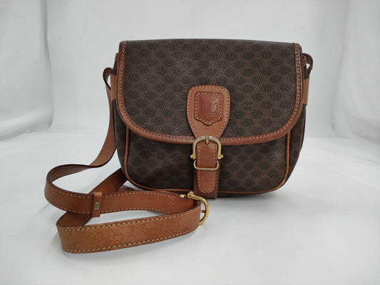 CELINE Macadam Shoulder Bag
