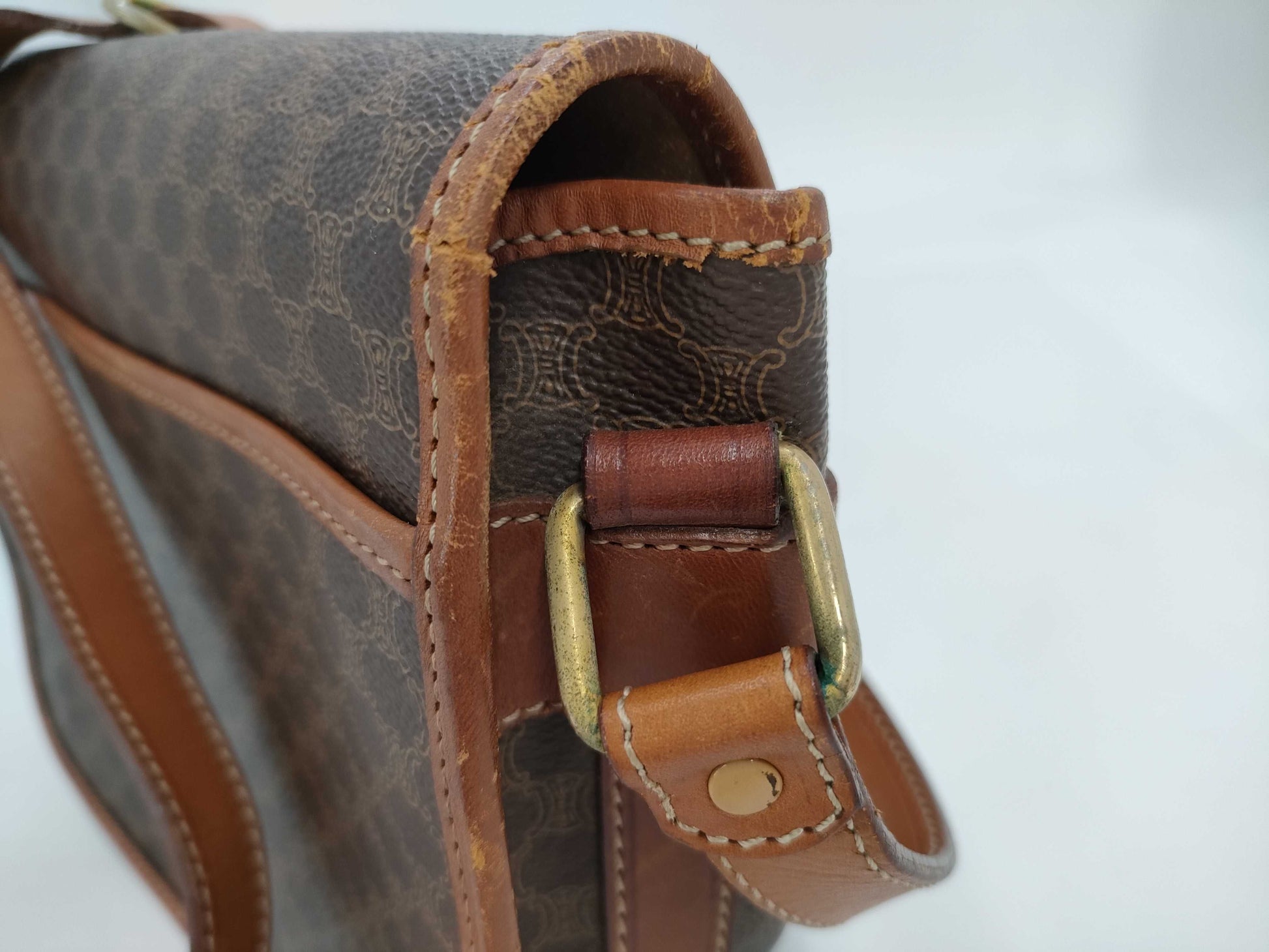 CELINE Macadam Shoulder Bag