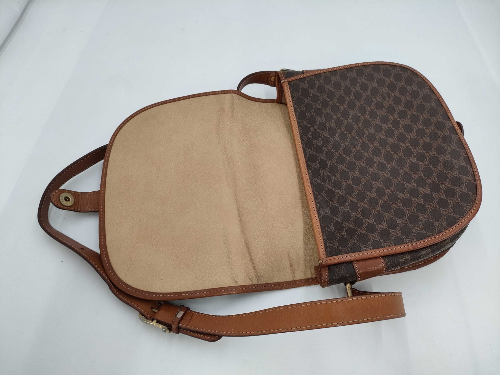 CELINE Macadam Shoulder Bag