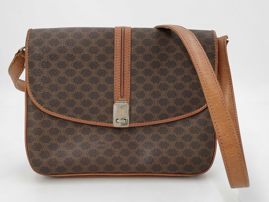 CELINE Macadam Shoulder Bag
