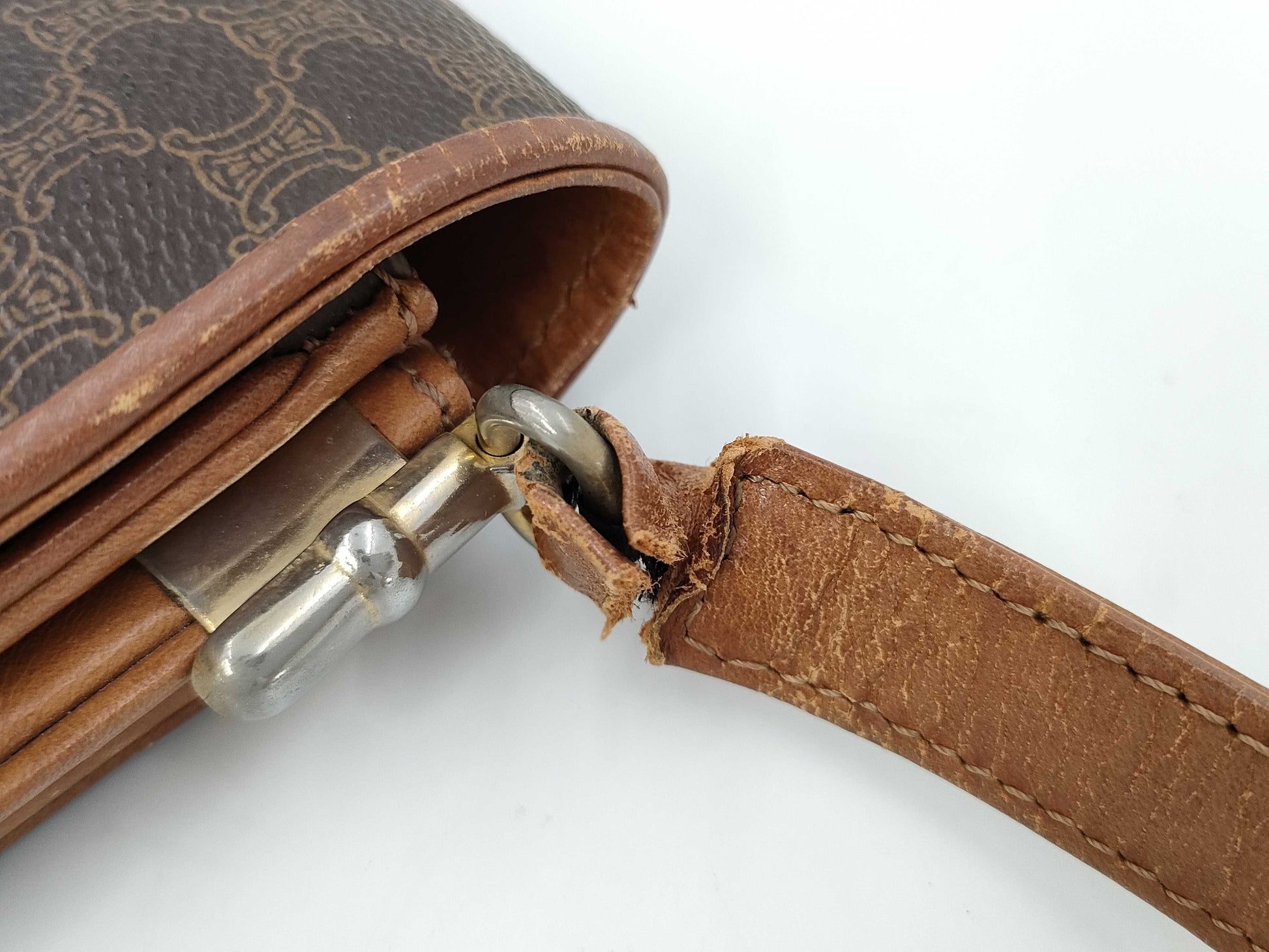 CELINE Macadam Shoulder Bag