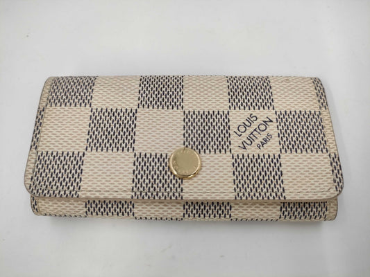LOUIS VUITTON Damier Azur Key Case Other Accessories