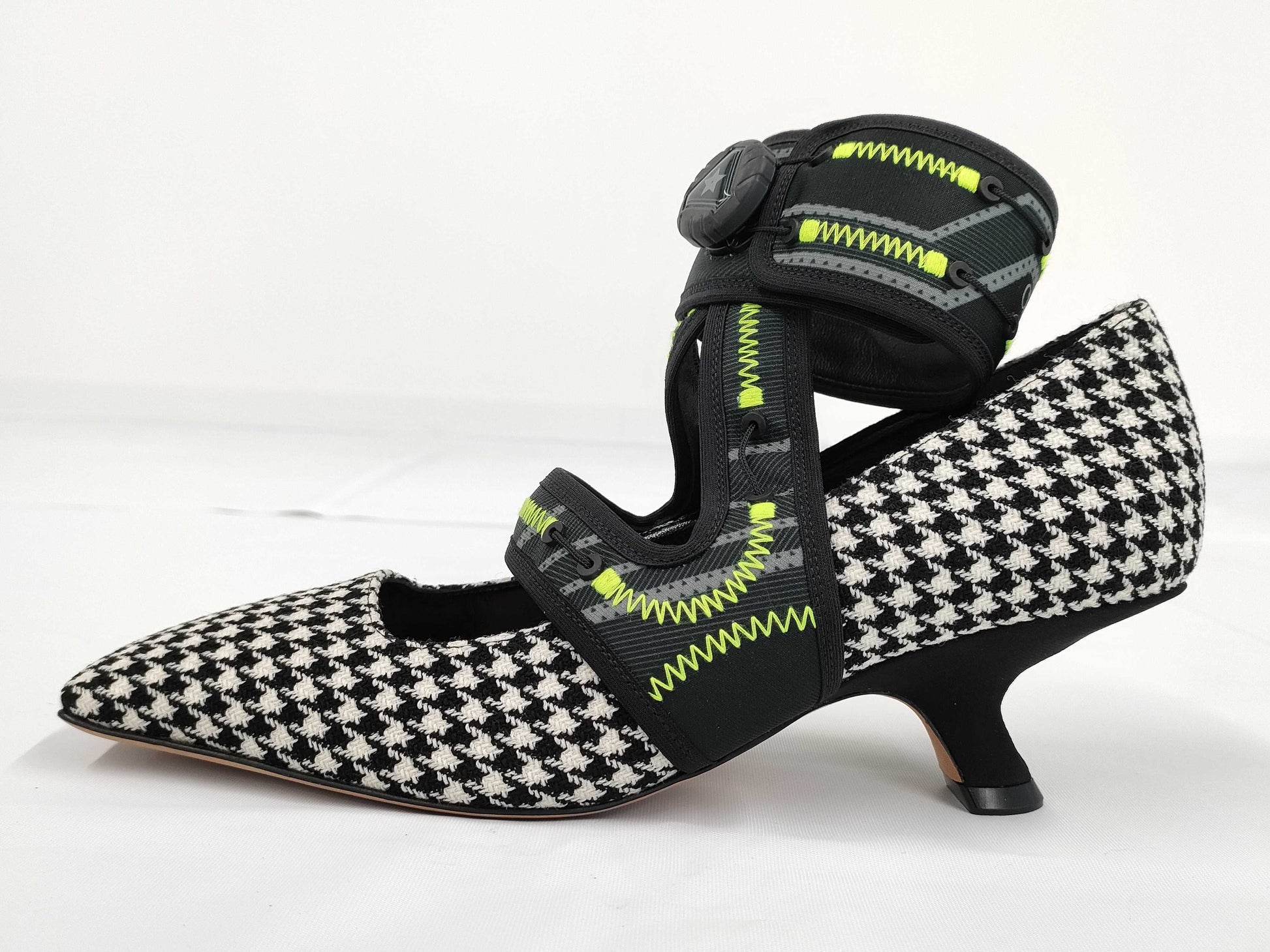 Dior Houndstooth Heel Size 37 Other Shoes