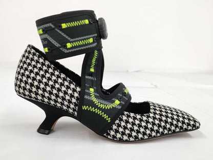 Dior Houndstooth Heel Size 37 Other Shoes