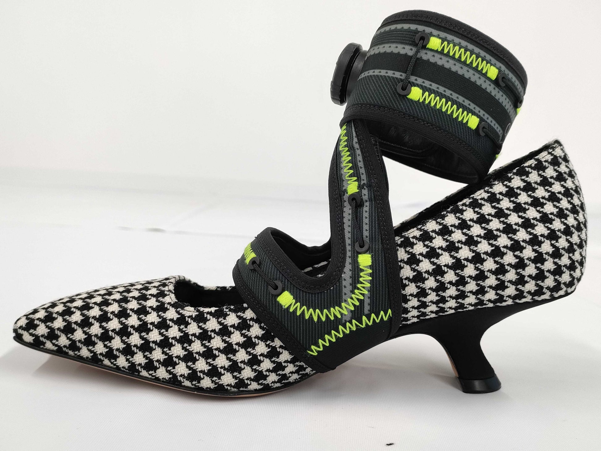 Dior Houndstooth Heel Size 37 Other Shoes