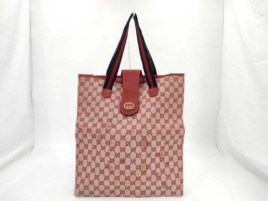 GUCCI GG Canvas Tote Bag