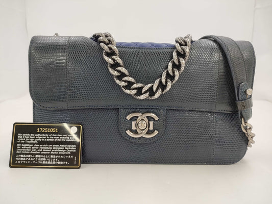 CHANEL Chanel Chain Shoulder Bag 2-Way Handbag Lizard Skin Shoulder Bag