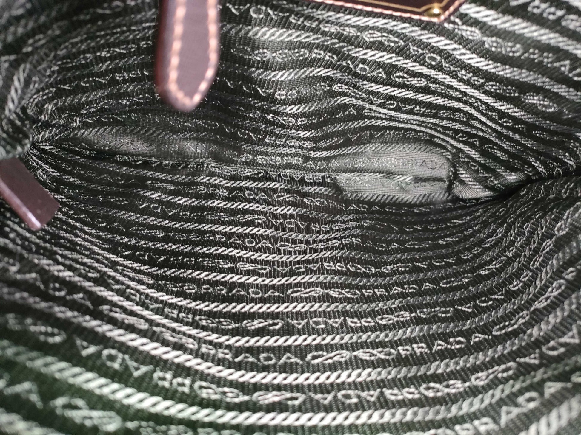 PRADA nylon shoulder bag