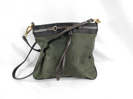 PRADA nylon shoulder bag