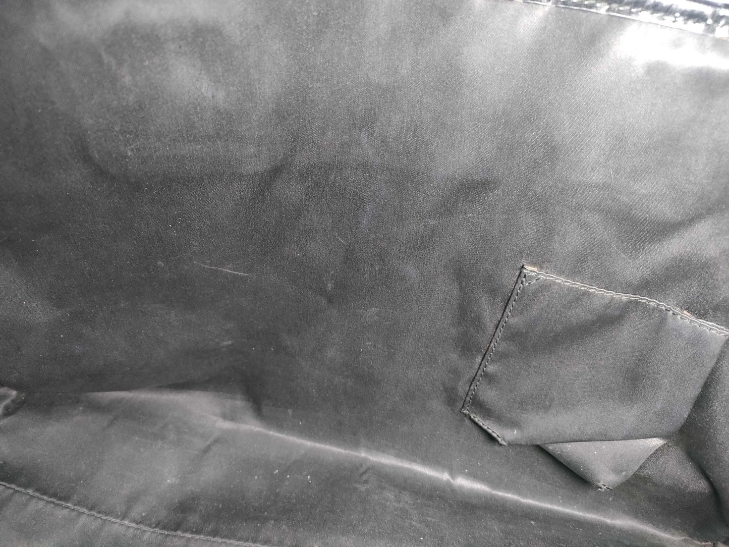 GUCCI GG Canvas GG Canvas x Leather Black Tote Bag