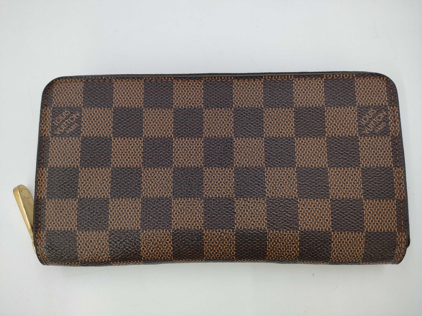 LOUIS VUITTON Damier Zippy Wallet, 2017, G Hardware, UB4177