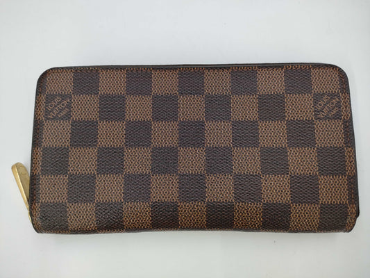 LOUIS VUITTON Damier Zippy Wallet, 2017, G Hardware, UB4177