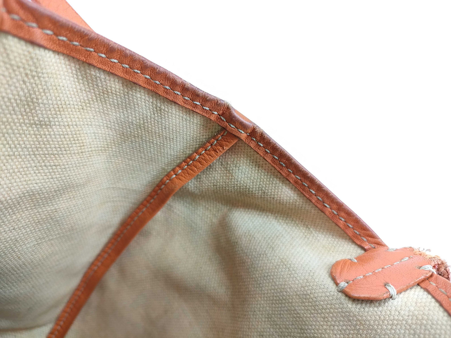 GOYARD GOYARDO Goyard Saint Louis Junior Orange Tote Bag