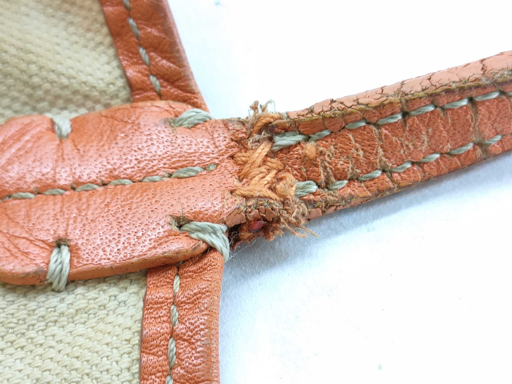 GOYARD GOYARDO Goyard Saint Louis Junior Orange Tote Bag