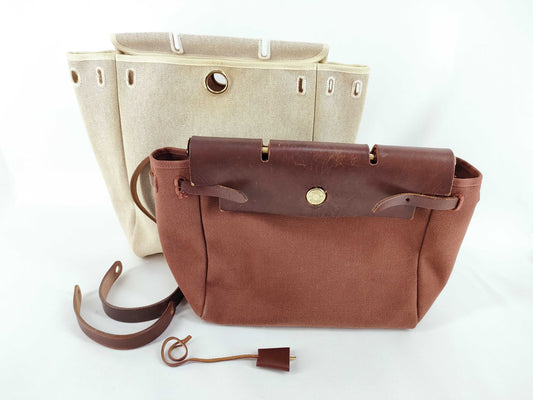 HERMES Air Bag, Hermès Air Bag Ad, PM, E Stamp, Brown, Accessories: Spare Bag, Handbag