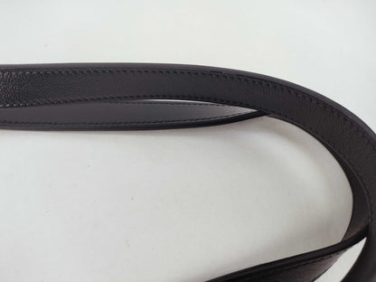CELINE Cabas Tote Bag, Large Leather Buckle, Black