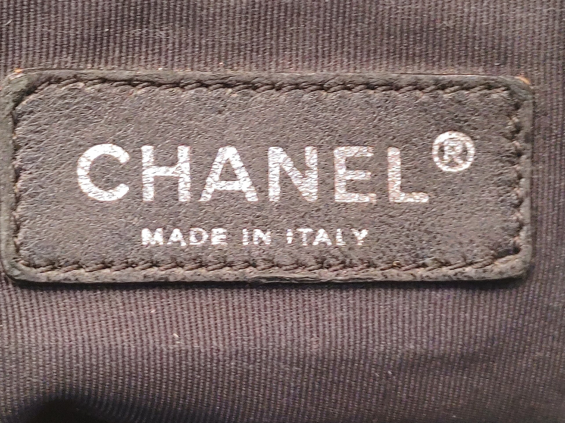 CHANEL Unlimited Seal 12581101 Nylon Silver Tote Bag