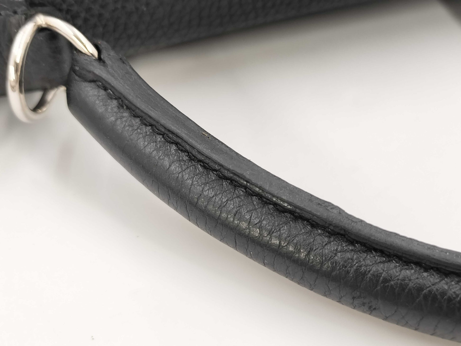 HERMES HERMES BAG KELLY 32 SQUARE M STAMP BLACK TOGO PHW Handbag