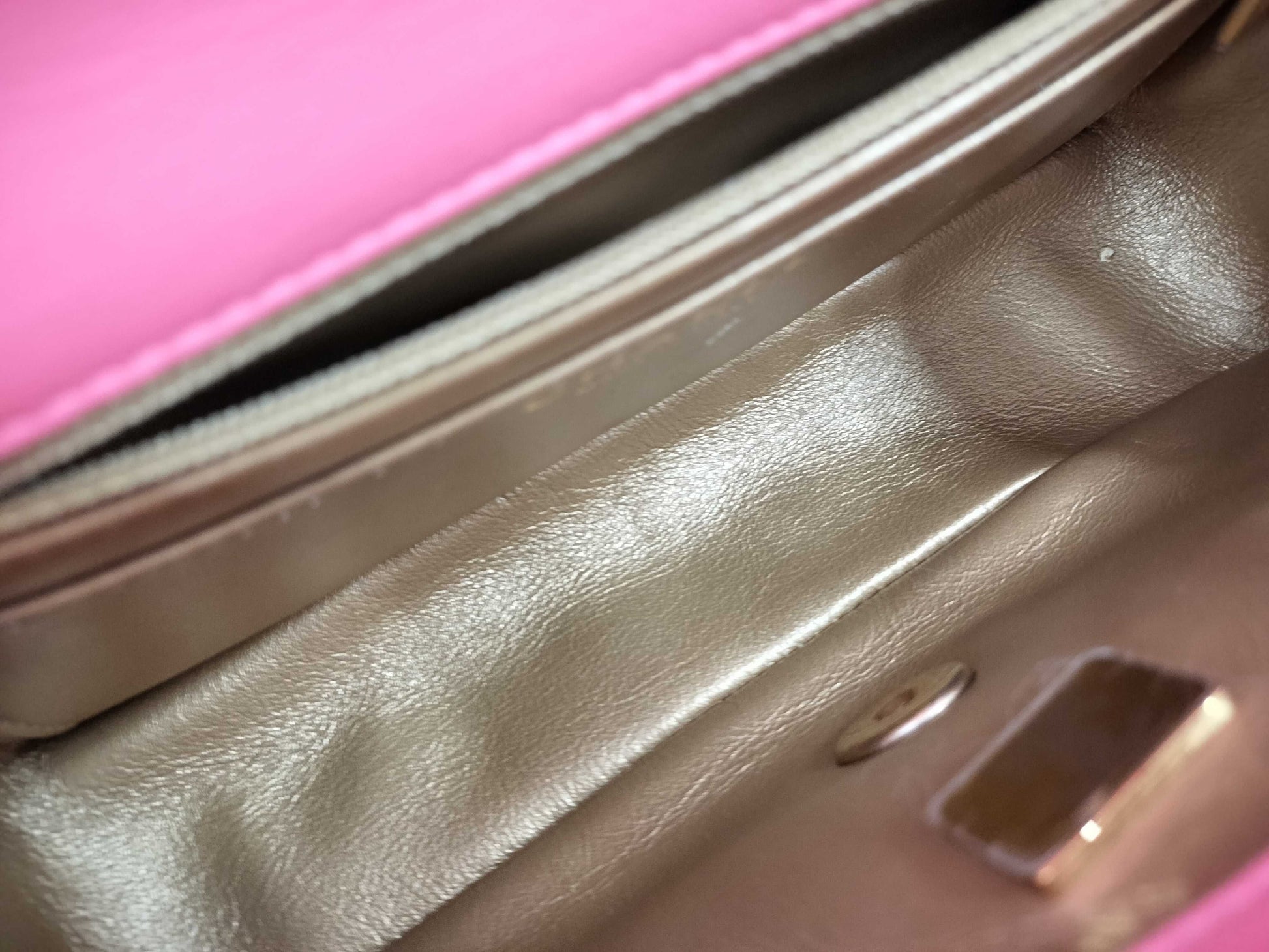 CHANEL CHANEL BAG MATELASSE LAMBSKIN PINK CRUSH MINI RECTANGULAR A37586 MICROCHIP CHAIN ​​GHW AUUNK8TG Shoulder Bag