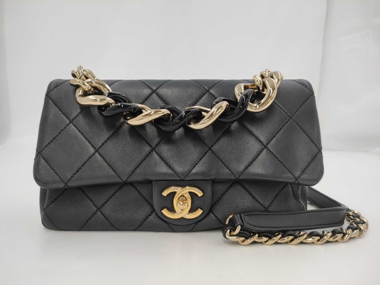 CHANEL CHANEL BAG MATELASSE LAMBSKIN FLAP CRUISE TOP HANDLE 2-WAY BAG NO.29 W/O CARD GHW Handbag