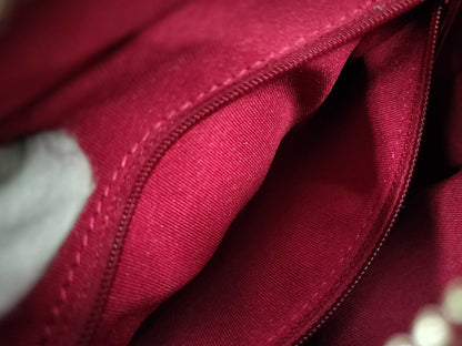 CHANEL CHANEL BAG GABRIELLE NO. 24 MAROON WOOL W CARD CHAIN ​​STRAP 2-WAY 24872334 Shoulder Bag