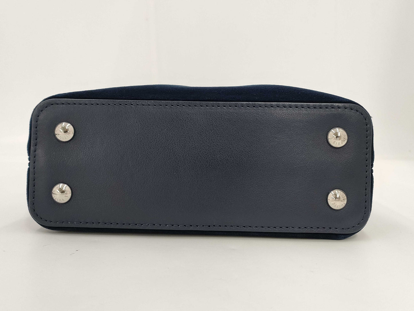 LOUIS VUITTON Capucines Mini Velvet Handbag