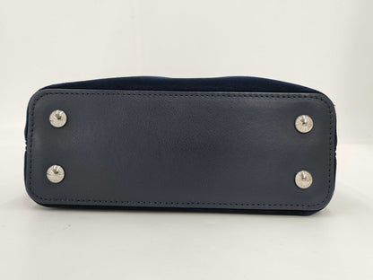 LOUIS VUITTON Capucines Mini Velvet Handbag