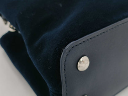 LOUIS VUITTON Capucines Mini Velvet Handbag