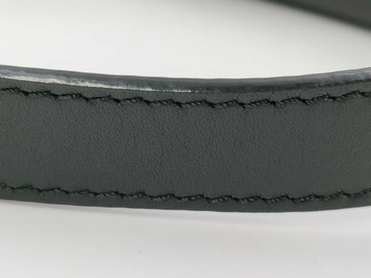 Dior Saddle Shoulder Bag, Oblique Canvas, Blue/Black, Silver Hardware, Dust Bag, Shoulder Bag